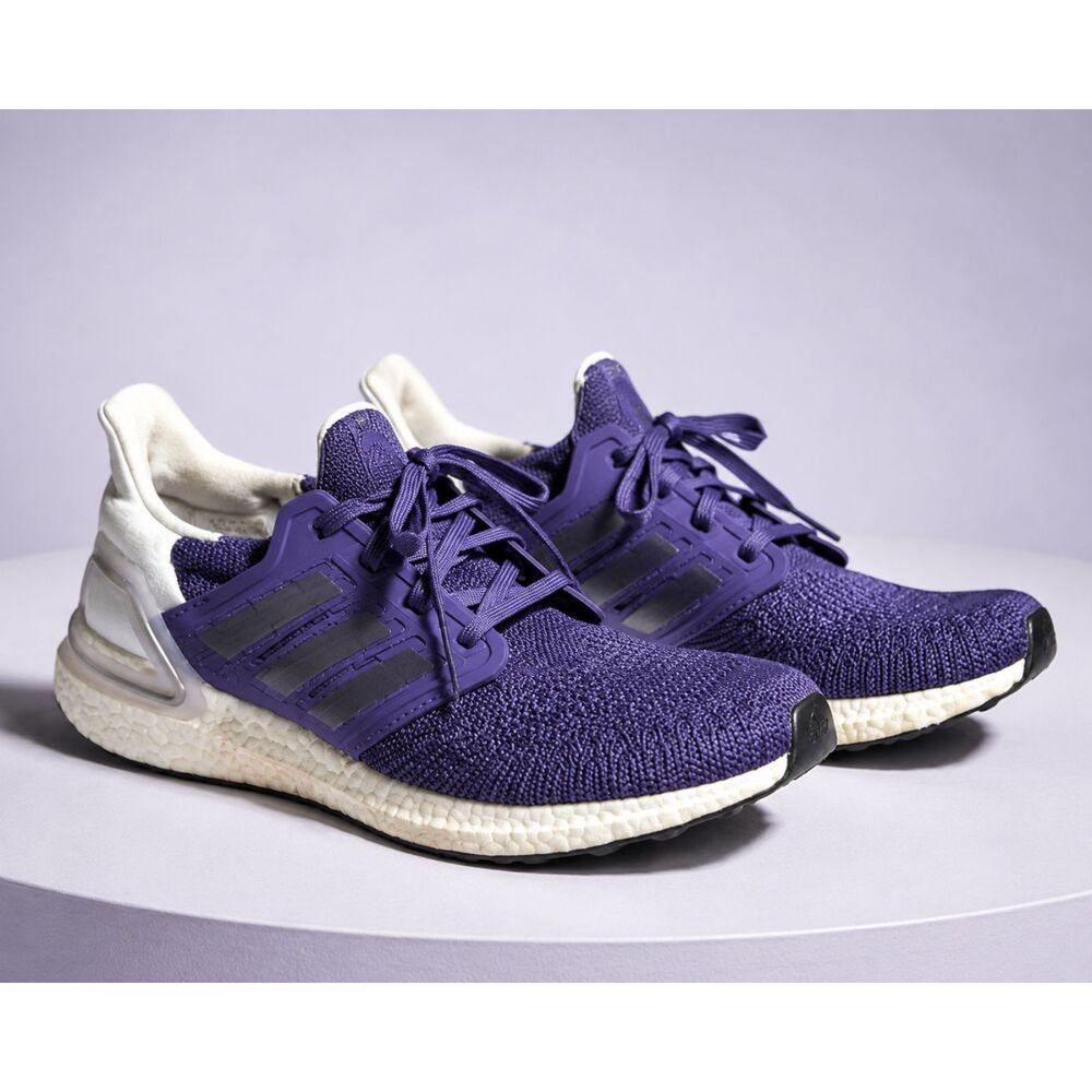 Adidas UltraBoost Primeblue Purple Silver Running Shoes Women’s Size 7.5 Boost